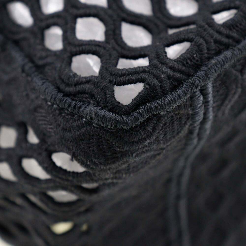 CHRISTIAN DIOR Black Canvas Messenger Shoulder Bag - Picture 4 of 11